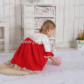 hand embroidered western Christmas dress